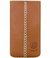 Bugatti Cross Genuine Leather Pouch Case Brown for iPhone 4 & 4S