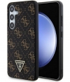 Guess 4G Triangle Logo Back Case Samsung Galaxy S24 (S921) Zwart