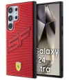 Ferrari Big SF Perforated Back Case - Galaxy S24 Ultra - Rood