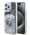 DKNY Liquid Glitter Arch Back Case iPhone 14 Pro Max (6.7") Zwart