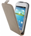 Mobiparts Vintage Flip Case voor Samsung Galaxy Core i8260 Creme