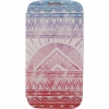 Xccess Book Stand Case voor Galaxy S4 i9505  - Aztec Pink