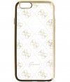 Guess 4G TPU Case Back Cover voor Apple iPhone 5/5S/SE - Goud