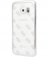 Guess 4G TPU Back Cover voor Samsung Galaxy S7 - Zilver