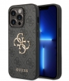 Guess 4G Metal Logo Back Case Apple iPhone 14 Pro (6.1") - Grijs