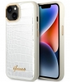 Guess Crocodile Back Case voor Apple iPhone 14 (6.1") - Zilver