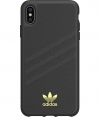 Adidas 3-Stripes Back Case - Apple iPhone XS Max (6.5") - Zwart