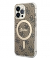 Guess 4G MagSafe Back Case - Apple iPhone 13 Pro (6.1") - Bruin