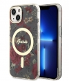 Guess Flower MagSafe Back Case - Apple iPhone 14 (6.1") - Khaki