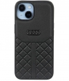 Audi Leather Back Case - Apple iPhone 13 Pro (6.1") - Zwart