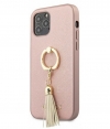 Guess Ring Hard Back Cover Apple iPhone 12 Pro Max (6.7") - Roze