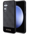 Guess 4G Stripe Back Case - Samsung Galaxy S24 Plus (S926) Grijs