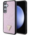 Guess Rhinestones Back Case - Samsung Galaxy S24 Plus - Roze