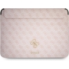 Guess 4G Metal Laptop Sleeve voor o.a. Notebooks (13") - Roze