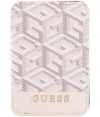 Guess G-Cube PU Leather Pasjes houder voor Apple MagSafe - Roze