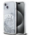 DKNY Liquid Glitter Arch Back Case - Apple iPhone 14 (6.1") - Wit