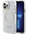 Guess Translucent Back Case - iPhone 12/12 Pro (6.1") - Goud