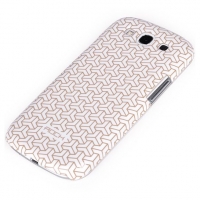 Rock Luxurious Back Cover voor Samsung Galaxy S3 i9300 - Wit