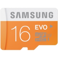 Samsung 16GB MicroSDHC EVO Class 10 / UHS-1 (48MB/s)