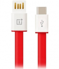 OnePlus Origineel USB Type-C Platte Kabel - Rood