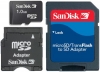 Sandisk 1GB MicroSD Mobile Memory Kit, incl SD en MiniSD adapters
