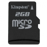Kingston 2GB MicroSD / Transflash, Incl SD-Adapter - SDC/2GB