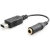 HTC Stereo Audio Convertor van MiniUSB (6 pins) naar 3,5 mm plug