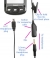 HTC ExtUSB Stereo Audio Convertor naar 3,5mm plug + Microfoon