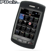 PDAIR Silicone Protective Case BlackBerry Storm 9500 9530 - Black