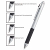 MultiFunctionele 4-in-1 Stylus Pen / Rood en Zwart Pen / Potlood