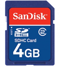 Sandisk 4GB Secure Digital Card (SDHC-Kaart) | SDSDB-4096-E11