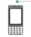 Originele Sony Ericsson P1i Front Cover / Frontje - Silver /Grijs