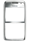Originele Front Cover voor Nokia E71 - Silver / Grey Steel