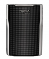 Battery Cover Batterijklepje Accudeksel Nokia E71 - Black Steel
