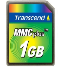 Transcend 1GB Multimedia Card Plus (MMC-Kaart, MMCPlus | TS1GMMC4