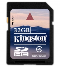 Kingston 32GB Secure Digital Card Class 4 (SDHC-Kaart) | SD4/32GB