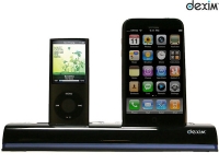 Dexim DCA037C Dual Dock Charger voor Apple iPod en iPhone 4 3G S