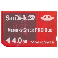 Sandisk 4GB Memory Stick Pro Duo Gaming - SDMSG-4096-E10