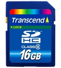 Transcend 16GB SDHC Card Class 6 Premium - TS16GSDHC6