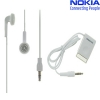 Nokia HS-45 Stereo Headset + Audio Adapter AD-57 - White / Wit