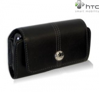 Origineel HTC PO C300 Luxe Leather Pouch Case / Draagtas met Clip