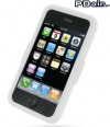 PDair Luxe Silicone Case White + Staander v Apple iPhone 3G / 3GS