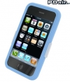 PDair Luxe Silicone Case Aqua + Staander v Apple iPhone 3G / 3G S