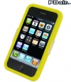 PDair Luxe Silicone Case Yellow + Staander v Apple iPhone 3G/3GS