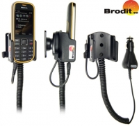 BRODIT Actieve Houder met Autolader v Nokia 3720 Classic - 512051