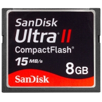 Sandisk 8GB Ultra Compact Flash (CF-Kaart, 15MB/s, 100x)