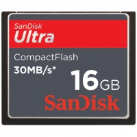 Sandisk 16GB Ultra II Compact Flash New (CF-Kaart, 30MB/s, 200x)
