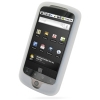 Silicone Protective Skin Case Hoesje Wit voor Google Nexus One