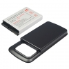Accu Batterij Extended 2400mAh Li-Polymer voor Nokia N97 - Zwart