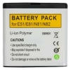 Accu Battery High Capacity Li-Polymer v. Nokia E51 N81 N82 6720c